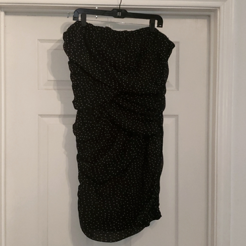 Black Polka Dot Rouge Dress